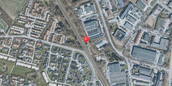 Oversvømmelsesrisiko fra vandløb på Gydevang 23B, . , 3450 Allerød