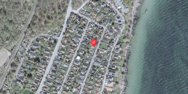 Oversvømmelsesrisiko fra vandløb på Frederikkevej 35, 3050 Humlebæk