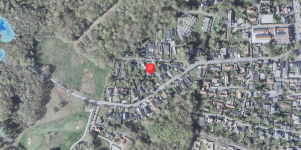Oversvømmelsesrisiko fra vandløb på Slotsvænget 20, 3480 Fredensborg
