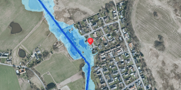 Oversvømmelsesrisiko fra vandløb på Rishave Park 21, 3230 Græsted