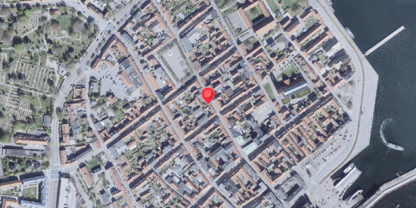 Oversvømmelsesrisiko fra vandløb på Bjergegade 13, 3000 Helsingør