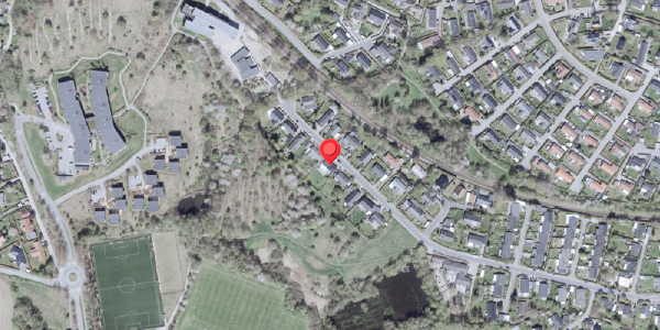 Oversvømmelsesrisiko fra vandløb på Hallandsvej 73, 3140 Ålsgårde
