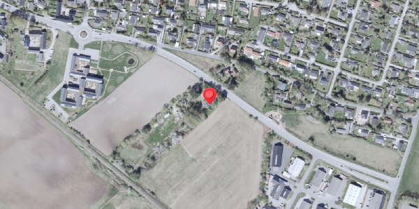 Oversvømmelsesrisiko fra vandløb på Sauntevej 142A, 3100 Hornbæk
