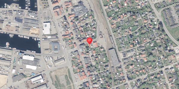 Oversvømmelsesrisiko fra vandløb på Jernbanegade 4, 3390 Hundested