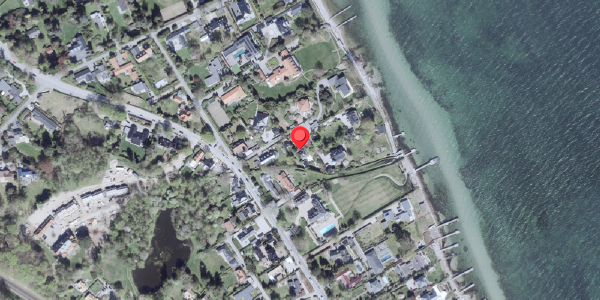 Oversvømmelsesrisiko fra vandløb på Sofievej 8, 2950 Vedbæk