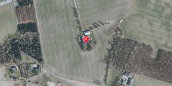 Oversvømmelsesrisiko fra vandløb på Amtsvejen 84, 3320 Skævinge