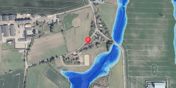 Oversvømmelsesrisiko fra vandløb på Egestedvej 3, 3320 Skævinge