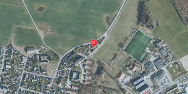 Oversvømmelsesrisiko fra vandløb på Føllegårdsvej 9, 3320 Skævinge