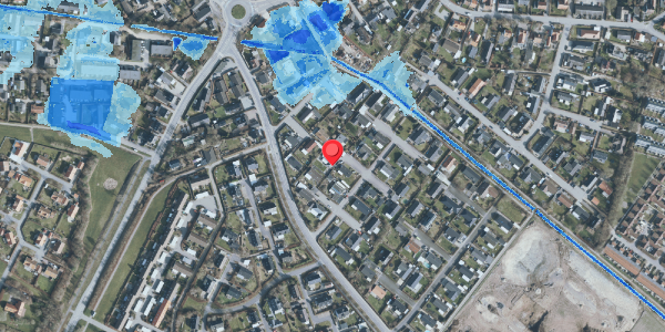 Oversvømmelsesrisiko fra vandløb på Engvej 11, 3550 Slangerup