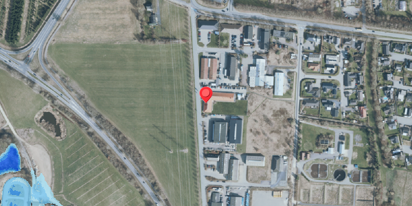 Oversvømmelsesrisiko fra vandløb på Fabriksvangen 13, 3550 Slangerup