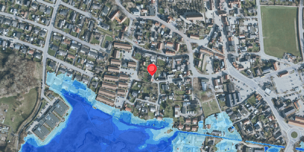 Oversvømmelsesrisiko fra vandløb på Klosterstræde 13, 3550 Slangerup
