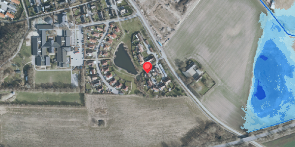 Oversvømmelsesrisiko fra vandløb på Lindeparken 23, . , 3550 Slangerup