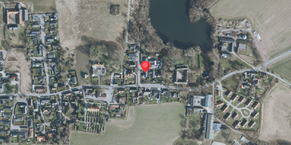 Oversvømmelsesrisiko fra vandløb på Lindevang 2, 3550 Slangerup