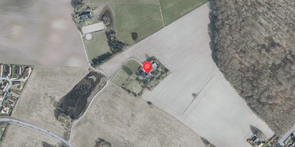 Oversvømmelsesrisiko fra vandløb på Lystrupvej 13, 3550 Slangerup