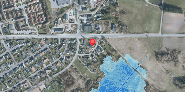 Oversvømmelsesrisiko fra vandløb på Mosebuen 7, . , 3550 Slangerup