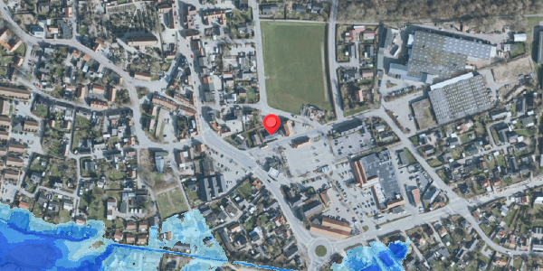 Oversvømmelsesrisiko fra vandløb på Stationsvej 3, 3550 Slangerup
