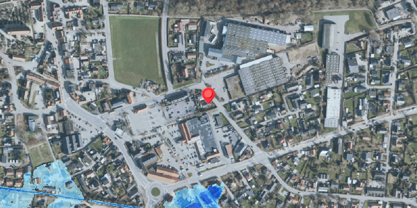 Oversvømmelsesrisiko fra vandløb på Stationsvej 8, 3550 Slangerup