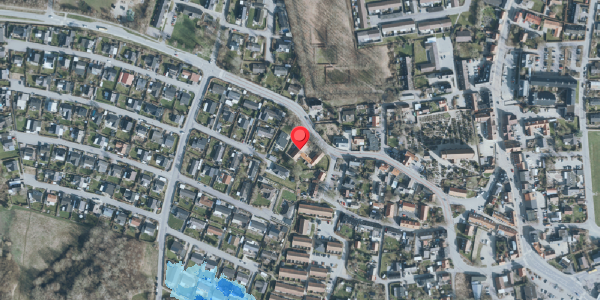 Oversvømmelsesrisiko fra vandløb på Strandstræde 13, 3550 Slangerup