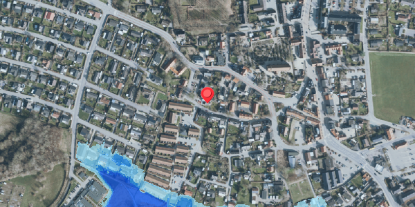Oversvømmelsesrisiko fra vandløb på Svaldergade 4, 3550 Slangerup