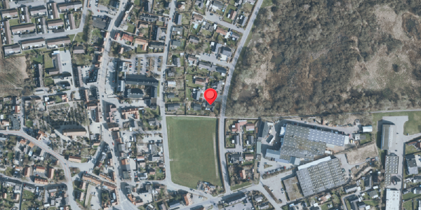 Oversvømmelsesrisiko fra vandløb på Thyravej 1, 3550 Slangerup