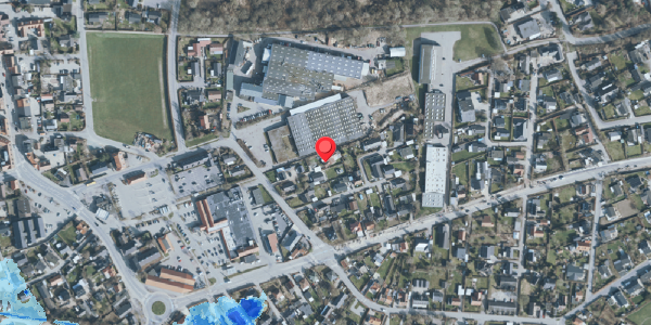 Oversvømmelsesrisiko fra vandløb på Øvej 1A, . , 3550 Slangerup