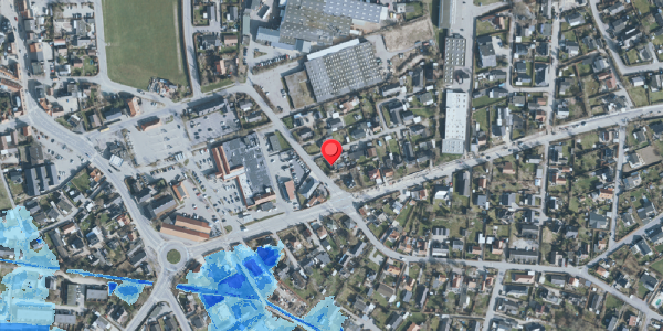 Oversvømmelsesrisiko fra vandløb på Øvej 7, . , 3550 Slangerup