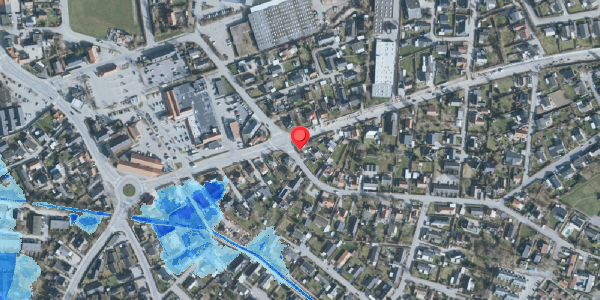 Oversvømmelsesrisiko fra vandløb på Øvej 11, . , 3550 Slangerup