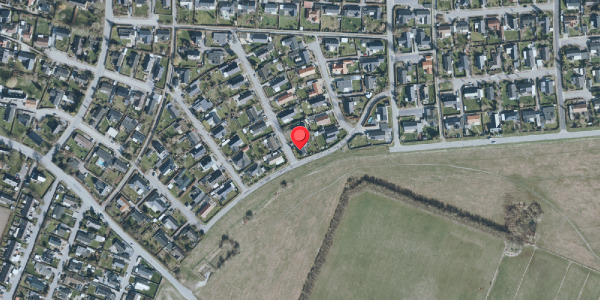Oversvømmelsesrisiko fra vandløb på Humlestien 2, 4030 Tune