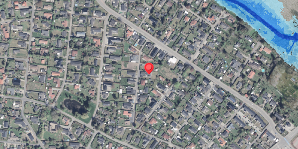 Oversvømmelsesrisiko fra vandløb på Ericavej 7, . , 4040 Jyllinge