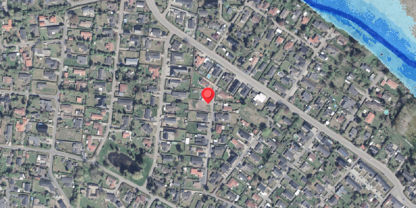 Oversvømmelsesrisiko fra vandløb på Ericavej 8, . , 4040 Jyllinge