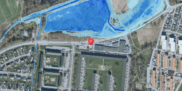 Oversvømmelsesrisiko fra vandløb på Marksvinget 21, 4600 Køge
