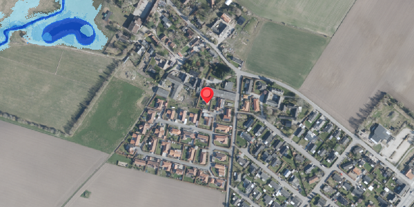 Oversvømmelsesrisiko fra vandløb på Lertoften 10, . , 4000 Roskilde