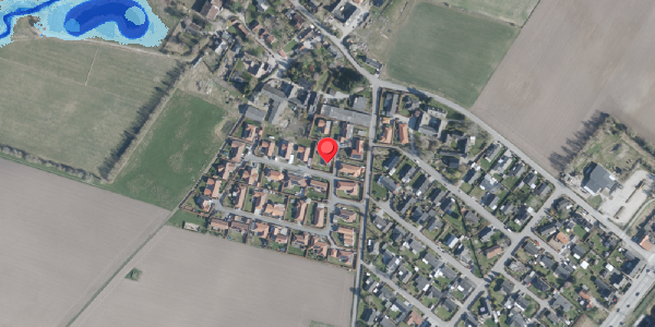 Oversvømmelsesrisiko fra vandløb på Lertoften 12, . , 4000 Roskilde