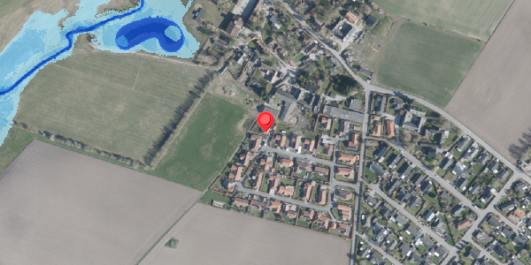 Oversvømmelsesrisiko fra vandløb på Lertoften 20, . , 4000 Roskilde