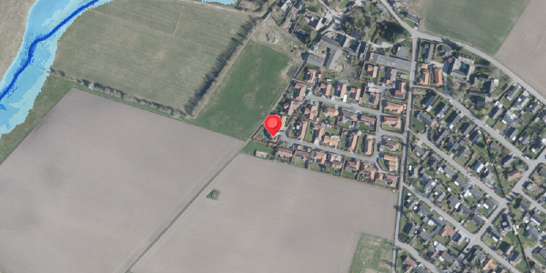 Oversvømmelsesrisiko fra vandløb på Lertoften 21, 4000 Roskilde