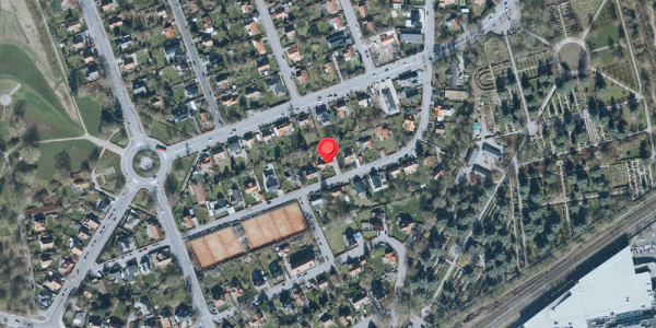 Oversvømmelsesrisiko fra vandløb på Dronning Sofies Vej 21, . , 4000 Roskilde
