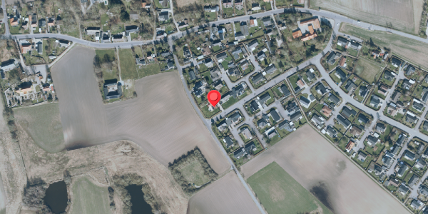 Oversvømmelsesrisiko fra vandløb på Buen 34, 4140 Borup