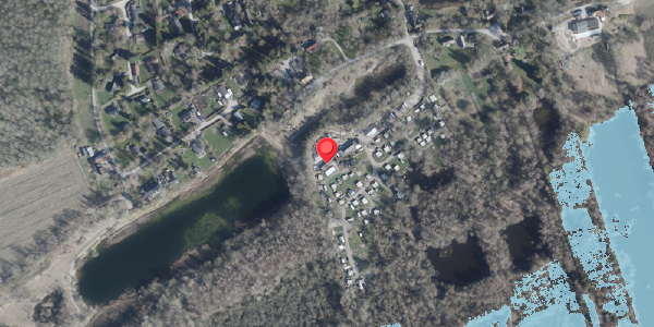 Oversvømmelsesrisiko fra vandløb på Coronavej 1, 4140 Borup