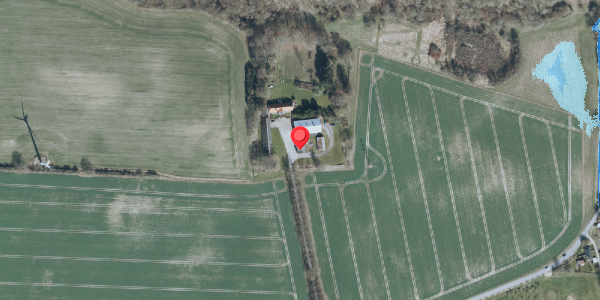 Oversvømmelsesrisiko fra vandløb på Dalbyvej 57, 4140 Borup