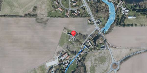 Oversvømmelsesrisiko fra vandløb på Dyndetvej 2, . , 4140 Borup