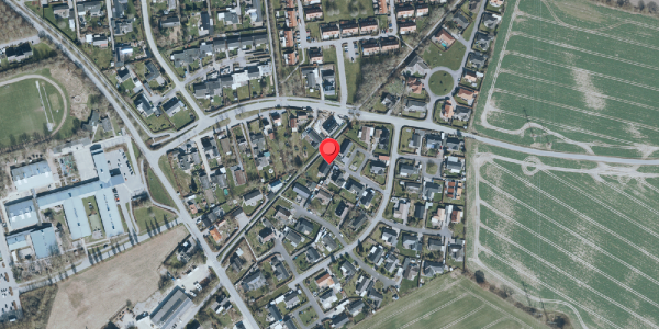 Oversvømmelsesrisiko fra vandløb på Ejetoften 12, 4632 Bjæverskov