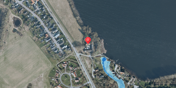 Oversvømmelsesrisiko fra vandløb på Kimmerslevvej 11, . , 4140 Borup