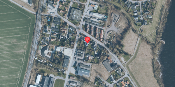 Oversvømmelsesrisiko fra vandløb på Kimmerslevvej 16, 4140 Borup