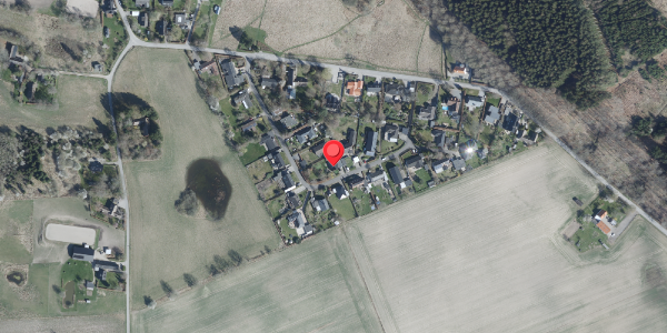 Oversvømmelsesrisiko fra vandløb på Krogvej 9, 4140 Borup