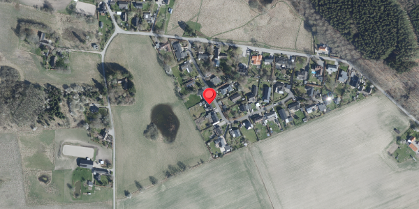 Oversvømmelsesrisiko fra vandløb på Krogvej 10, 4140 Borup