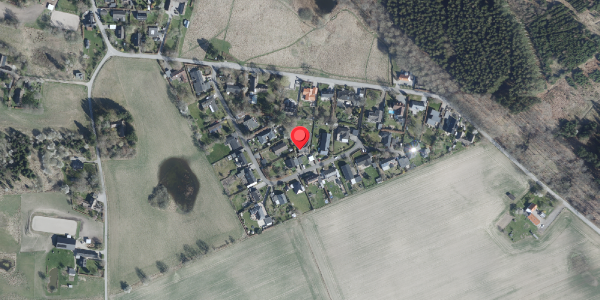 Oversvømmelsesrisiko fra vandløb på Krogvej 11, 4140 Borup