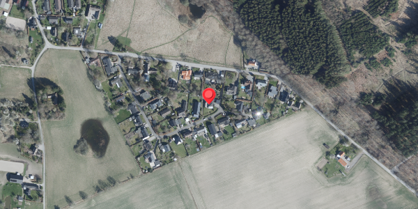 Oversvømmelsesrisiko fra vandløb på Krogvej 15, 4140 Borup