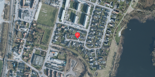 Oversvømmelsesrisiko fra vandløb på Krotoften 16, 4140 Borup
