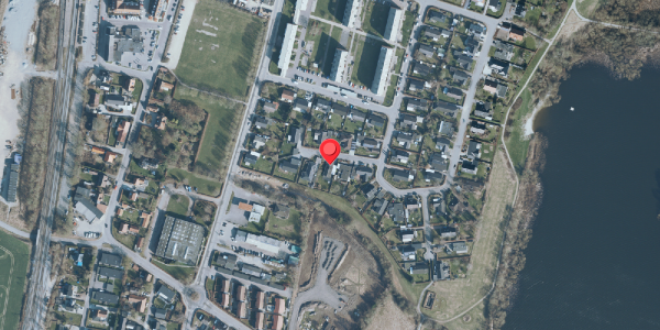 Oversvømmelsesrisiko fra vandløb på Krotoften 26, 4140 Borup