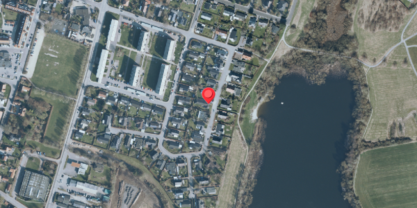 Oversvømmelsesrisiko fra vandløb på Krotoften 29, 4140 Borup